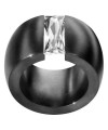 Anillo COMA BAGUETTE 15 MM BLACK