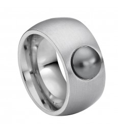 Anillo coma 14 glanzmatt perle