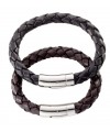 Pulsera Masculina "Nile" Cuero Marron
