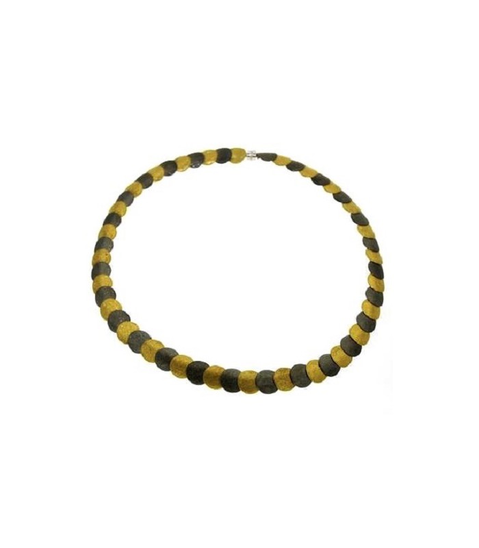 Bicolor Circles Necklace