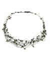 Silver Filaments Necklace