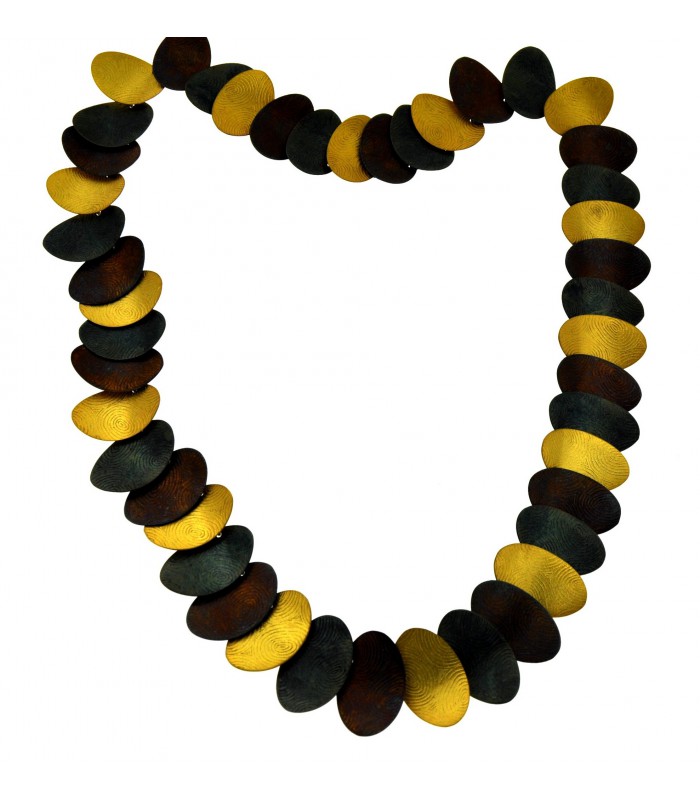 Collaret Fulles Grans Bicolor