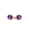 Ear studs with hydroquartz