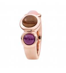 Anillo con calcedònia i hidro