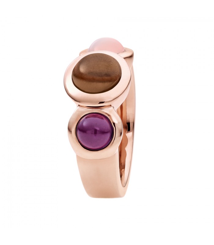 Anillo con calcedònia i hidro