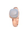 Anillo con calcedonia