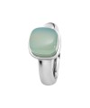 Anillo con calcedonia