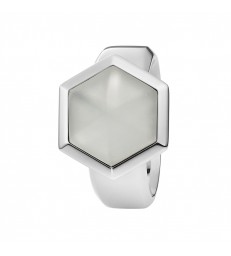 Ring with rock crystal