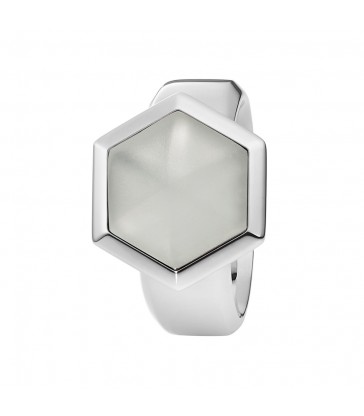 Anillo con cristal de roca