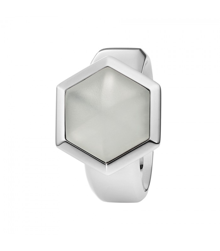 Ring with rock crystal