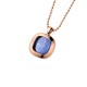 Pendant with hydroquartz blue