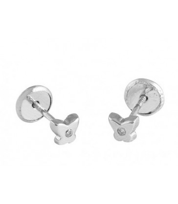 Nadó papallona Or Blanc amb Diamant