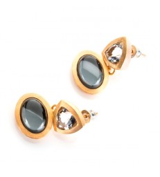 Pendientes Hematite Cabujon