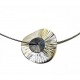 Circles Hammered Necklace