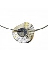 Circles Hammered Necklace