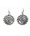 Earrings enamel Island