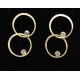 Earrings Hoops Gold