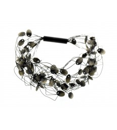 Pulsera Filamentos Plata