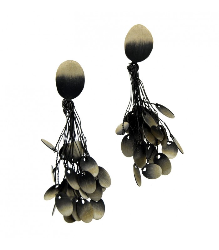 Silver Filaments Earrings