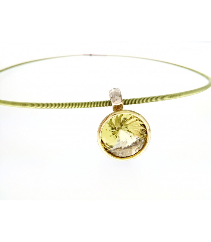 Colgante Citrino Limón