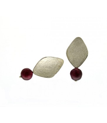 Pendientes Circulo Plata