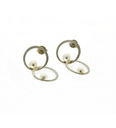 Pendientes Aros Perlas