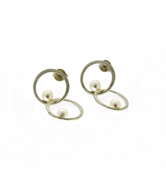 Pendientes Aros Perlas
