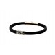 Pulsera Hombre Plata y Caucho