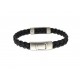 Pulsera Hombre Acero y Caucho