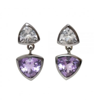 Pendientes Amatista