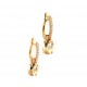 Pendientes Topacio Azul