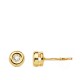 Yellow Gold with Diamond earrings