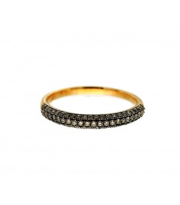 Anillo Memorie Diamantes marrón