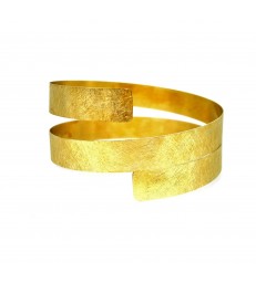 Pulsera Spiral Dorada