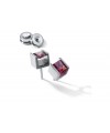 Pendientes Cube Rodholita