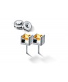 Farbedelsteinohrstecker Cube Citrine