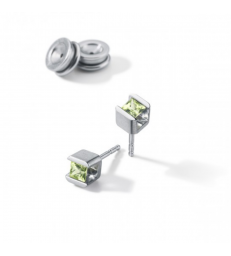Pendientes Cube Peridot
