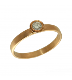 Mond solitare ring