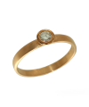 Mond solitare ring