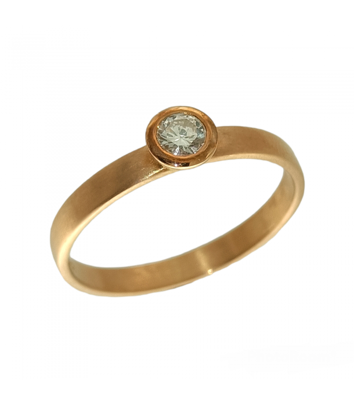Mond solitare ring