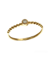 Anillo Solitario Bolitas