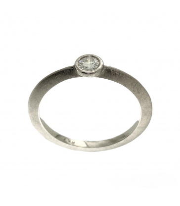 Anillo Solitario Bolitas