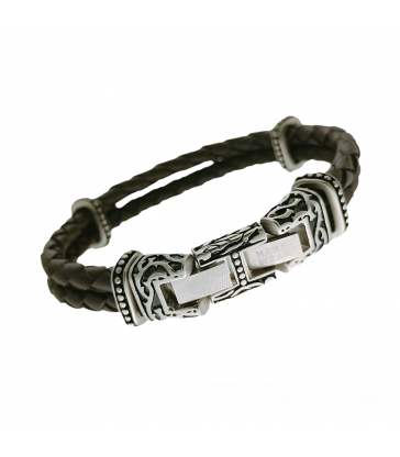 Pulsera Masculina Acer i cuir