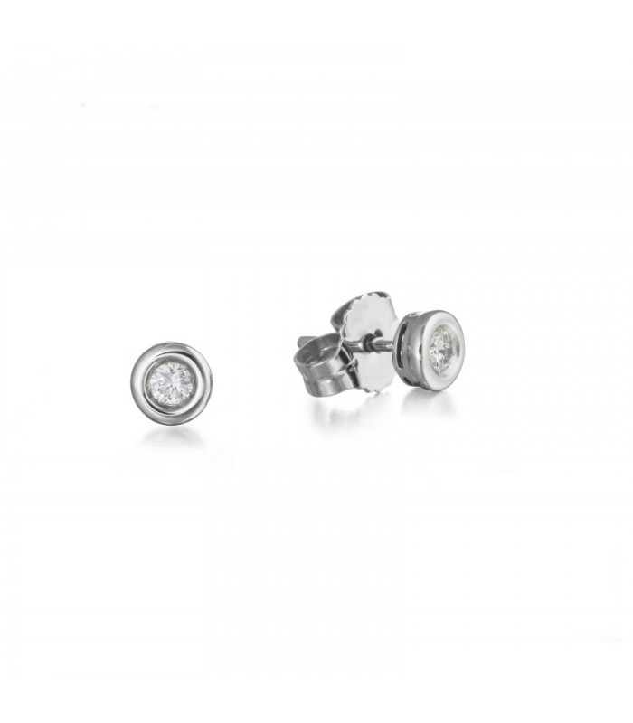 White Gold with Diamond earrings