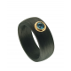 Anillo carbón Topacio Swiss