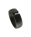 Anillo carbón Diamante Tensión