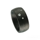 Anillo carbón Diamantes