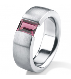Rhodolite Ring Baguette
