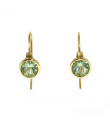 Green Amatyst earrings