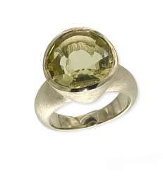 Anillo Cuarzo Limón